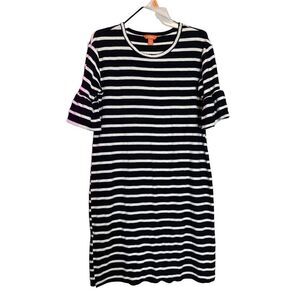 Joe Fresh Black and White Striped Dress